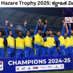 Vijaya Hazare Trophy 2025 Winner